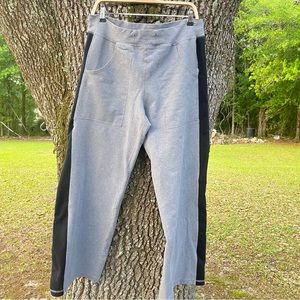 LULULEMON XL GRAY WIDE LEG SWEATPANTS